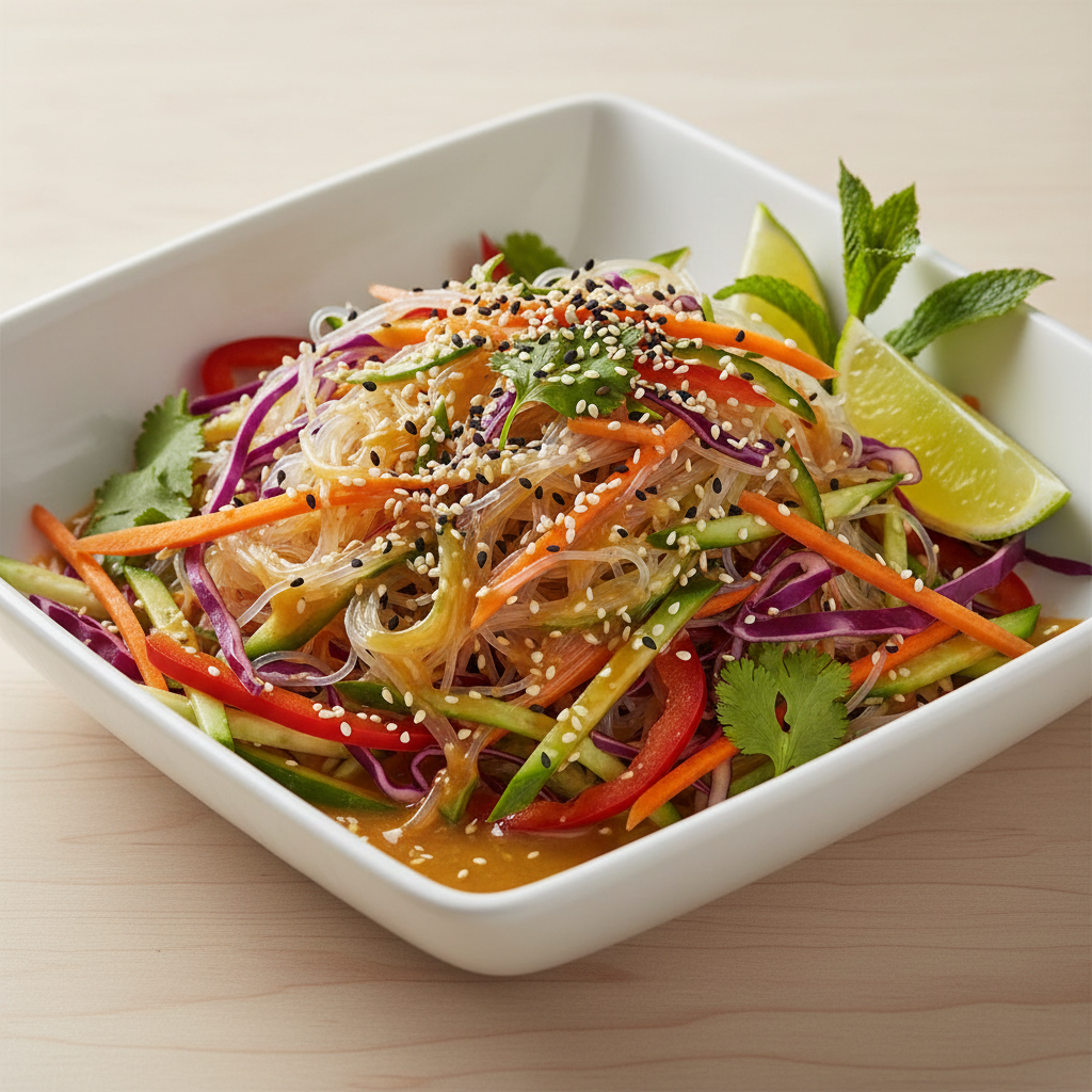 Aziatische Glasnoedelsalade