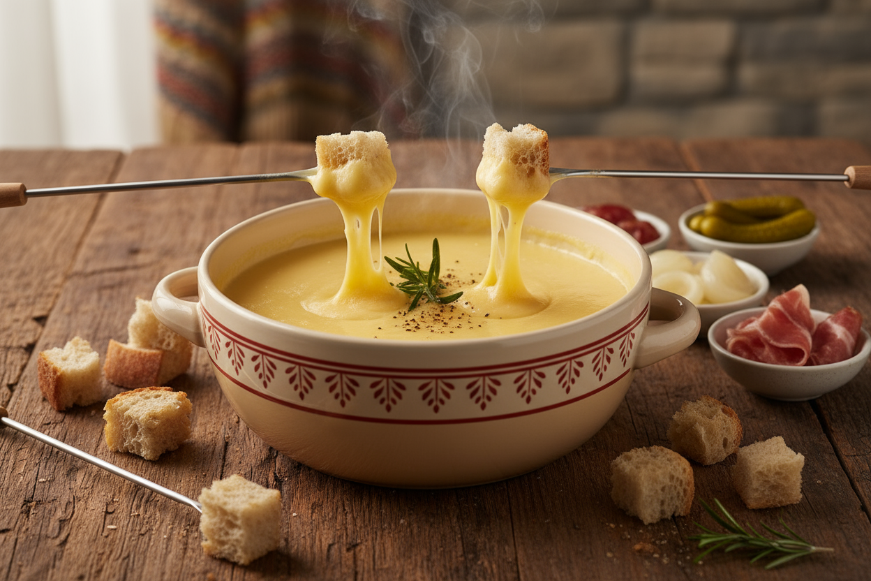 Volle Zwitserse Kaasfondue