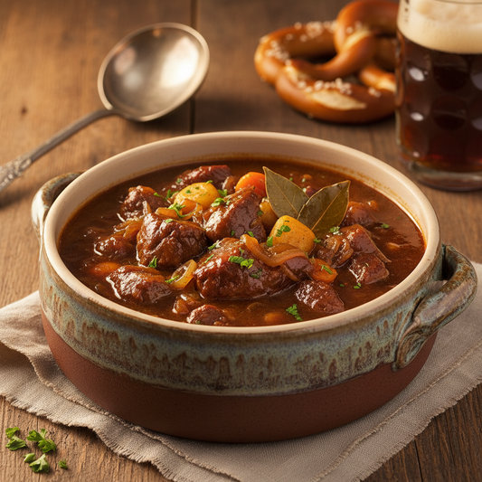 Duitse Bierstoof met Rund