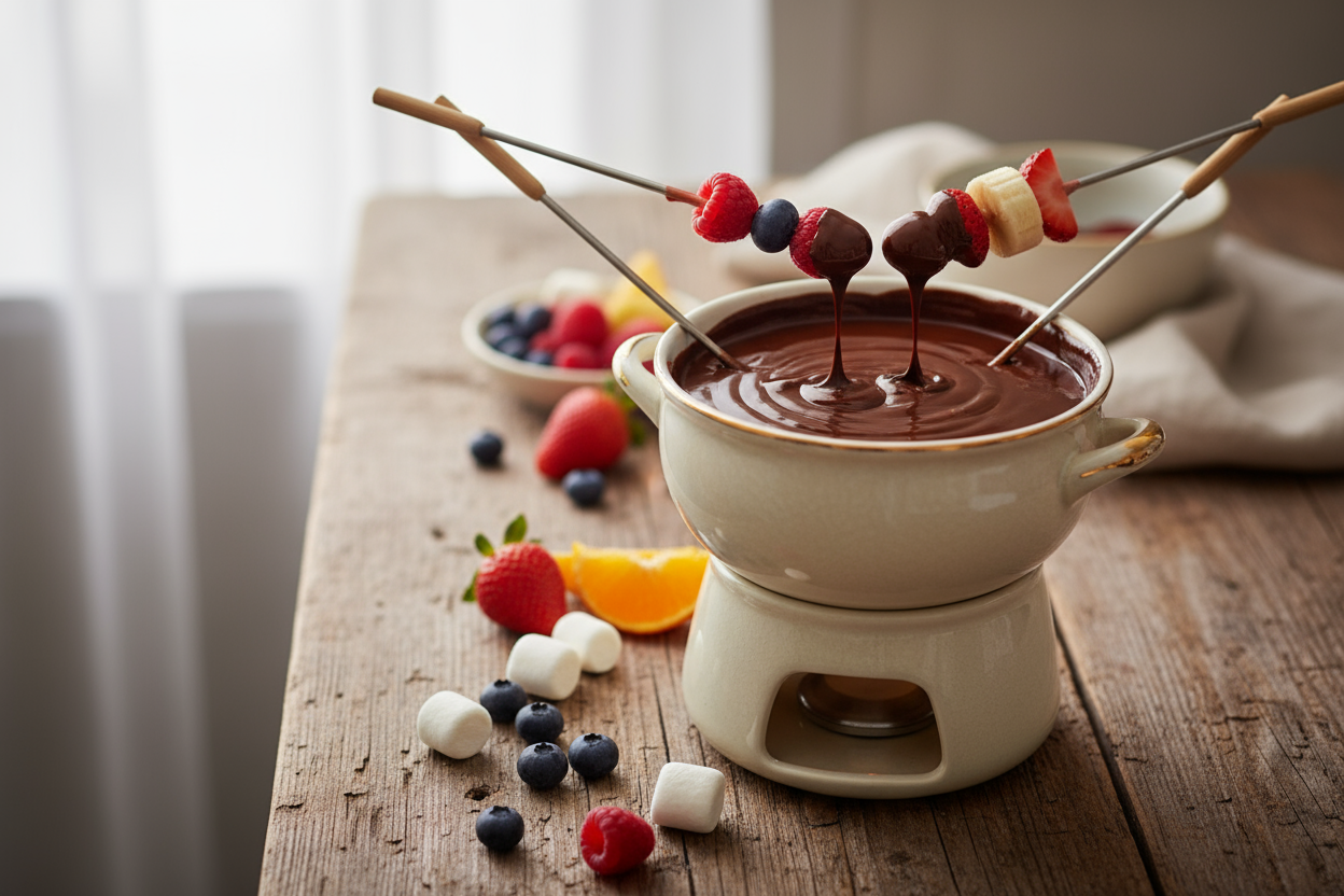 Klassieke Chocoladefondue