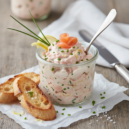 Franse Rillette van Zalm