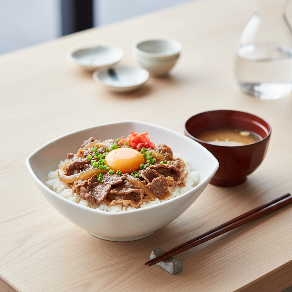 Japanse Rundstoof Gyudon-stijl