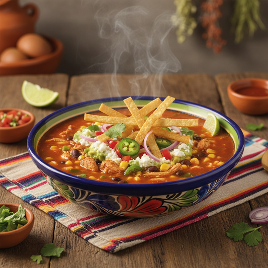 Mexicaanse Kip-Tortillasoep