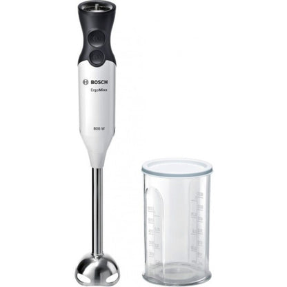 BOSCH MS61A4110 Handblender - 800W RVS | 0,6L Maatbeker Wit