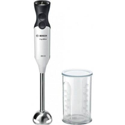 BOSCH MS61A4110 Handblender - 800W RVS | 0,6L Maatbeker Wit