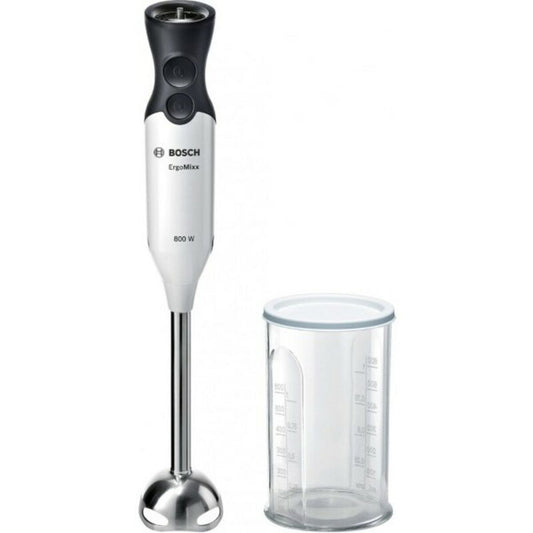BOSCH MS61A4110 Handblender - 800W RVS | 0,6L Maatbeker Wit